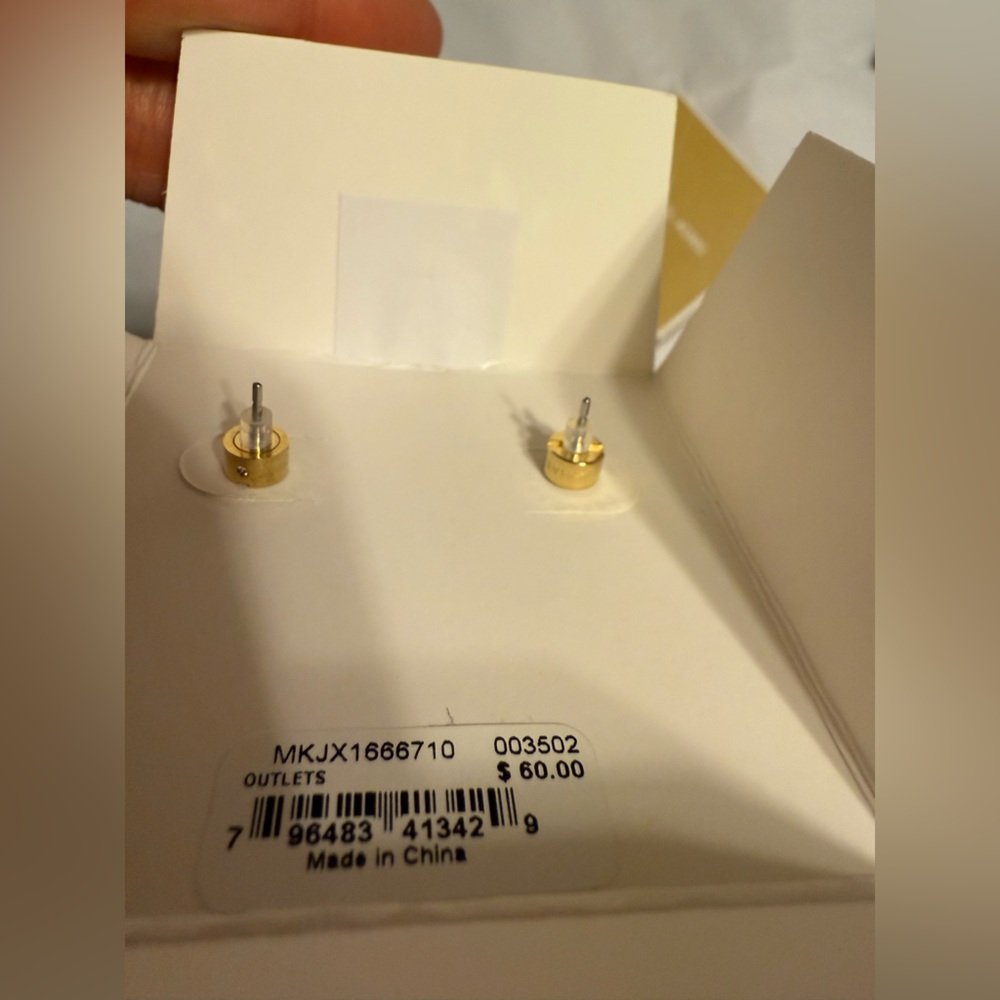 Michael Kors Gold Earrings - Picture 4 of 5
